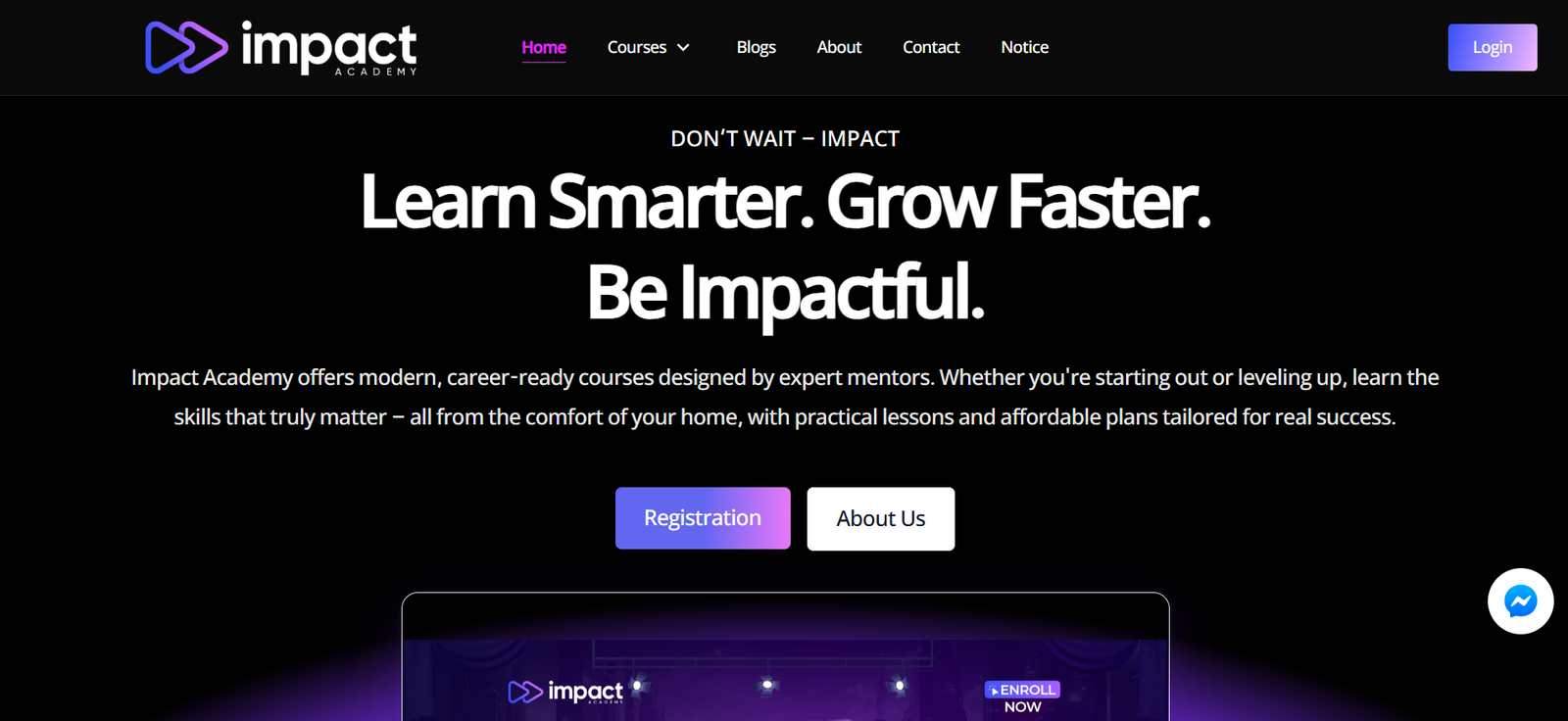 Building Impact Academy's content creation bootcamp platform from scratch