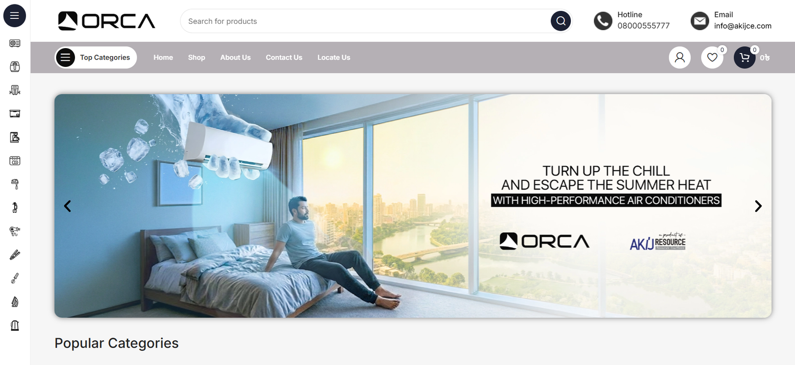 Building ORCA's home appliance e-commerce platform from scratch on WordPress