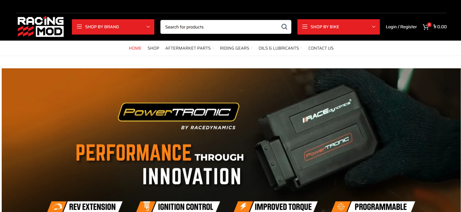 Racing Mod: building Bangladesh's most organized bike aftermarket parts e-commerce platform from scratch